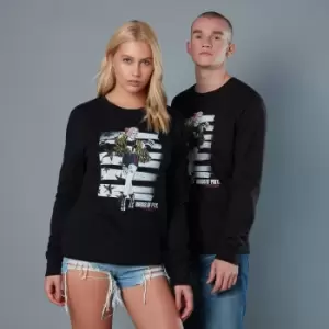 Image of Harley Quinn Block Pannel Unisex Birds of Prey Sweatshirt - Black - L