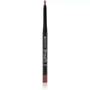 image of Essence 8h Matte Comfort Matte Lip Liner with Sharpener Shade 02 Silky Hazelnut 0,3 g