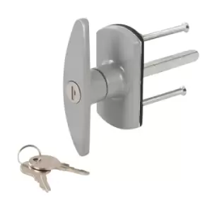 Image of Silverline Garage Door Locking Handle - 75mm Square