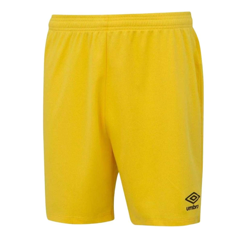 Image of Umbro Umbro Men Club Shorts in Yellow Size: large Yellow L Male 5063884265076
