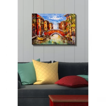 Image of Kanvas Tablo (50 x 70) - 216 Multicolor Decorative Canvas Painting