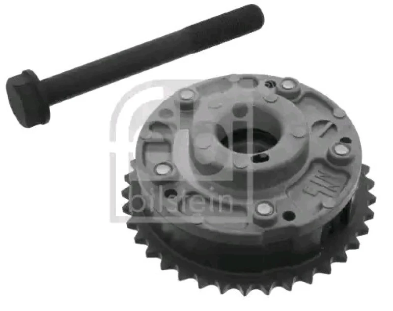 Image of FEBI BILSTEIN 47571 Camshaft Adjuster febi Plus Intake Side, with screw Camshaft Adjuster (4106)