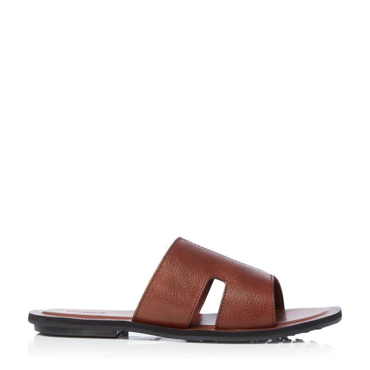 Image of Dune Involver' Cut-Out Strap Sandals - 9 - tan