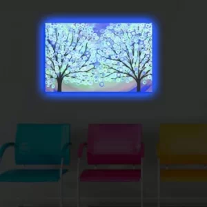 Image of 4570DACT-39 Multicolor Decorative LED Lighted Canvas Painting
