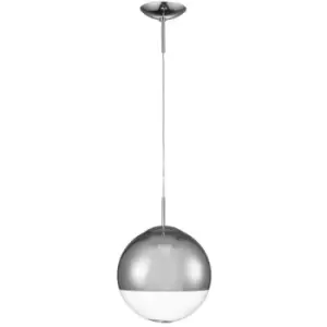 image of Pendant lamp Miranda Chrome polished 1 bulb 45cm