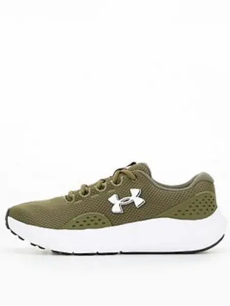 Image of Under Armour Mens Running Charged Surge 4 Trainers - Khaki, Size 11, Men