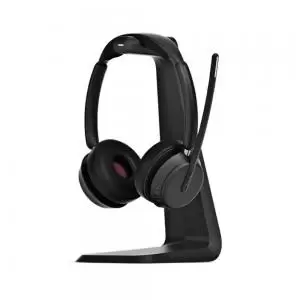 image of EPOS Sennheiser IMPACT 1061 ANC Stereo Bluetooth Headset and Stand