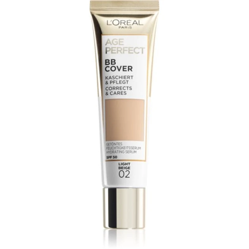 Image of LOreal Age Perfect BB Cover Foundation 02 Light Beige