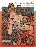 Image of alphonse mucha colouring book