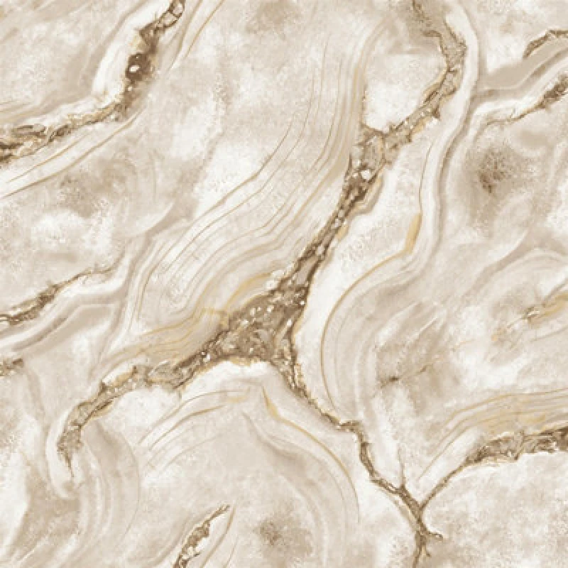 Image of Rasch Palmetto Agate Taupe Wallpaper, Brown 529456