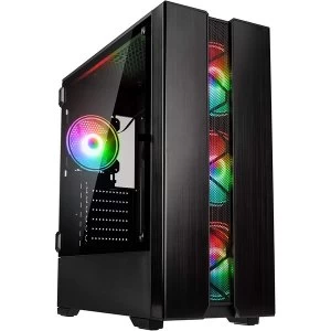 Image of Kolink Phalanx V2 Midi Tower ARGB Gaming Case - Black