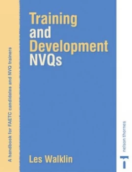 Image of Training and Development Nvqs by Les Walklin Paperback