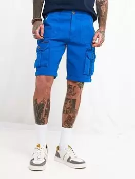 image of Joe Browns Cool To Be Customised Shorts - Blue Size 30, Men