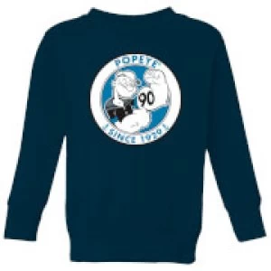 image of Popeye Popeye 90th Kids Sweatshirt - Navy - 11-12 Years