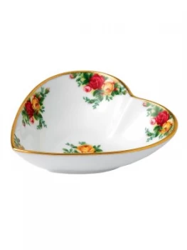 Image of Royal Albert Old Country Roses Heart Tray 13cm Pink