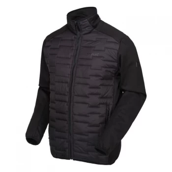 Image of Regatta Clumber Full ZipHybrid Bafflel Jacket - Black