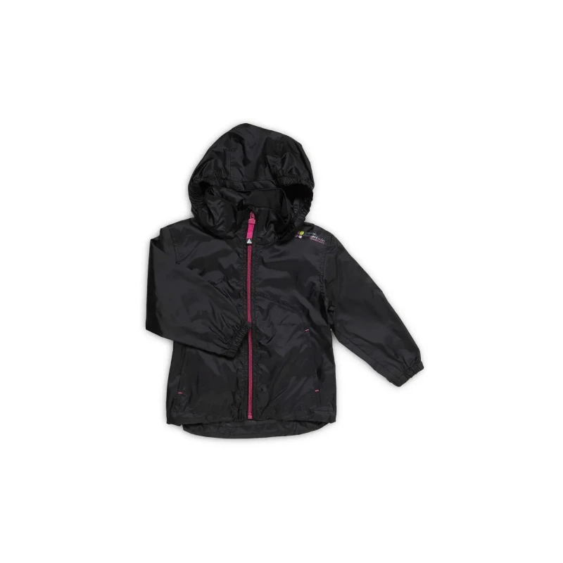 Image of Girls' windbreaker Peak Mountain Noir Female 8 ans