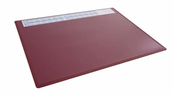 Durable Durable 722303 Desk pad Four-year planner Red, Transparent (W x H) 650 mm x 500 mm 722303