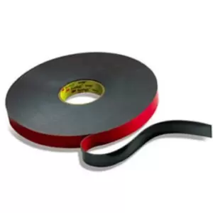 Image of 3M Tape 4611F, Dark Grey, 12mm x 33 m, 1.1 mm