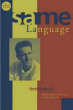 Image of The Same Language by Ben Duncan Hardback