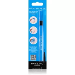 Image of Nails Inc. Mani Marker decorative nail varnish in an application pen Blue 3 ml