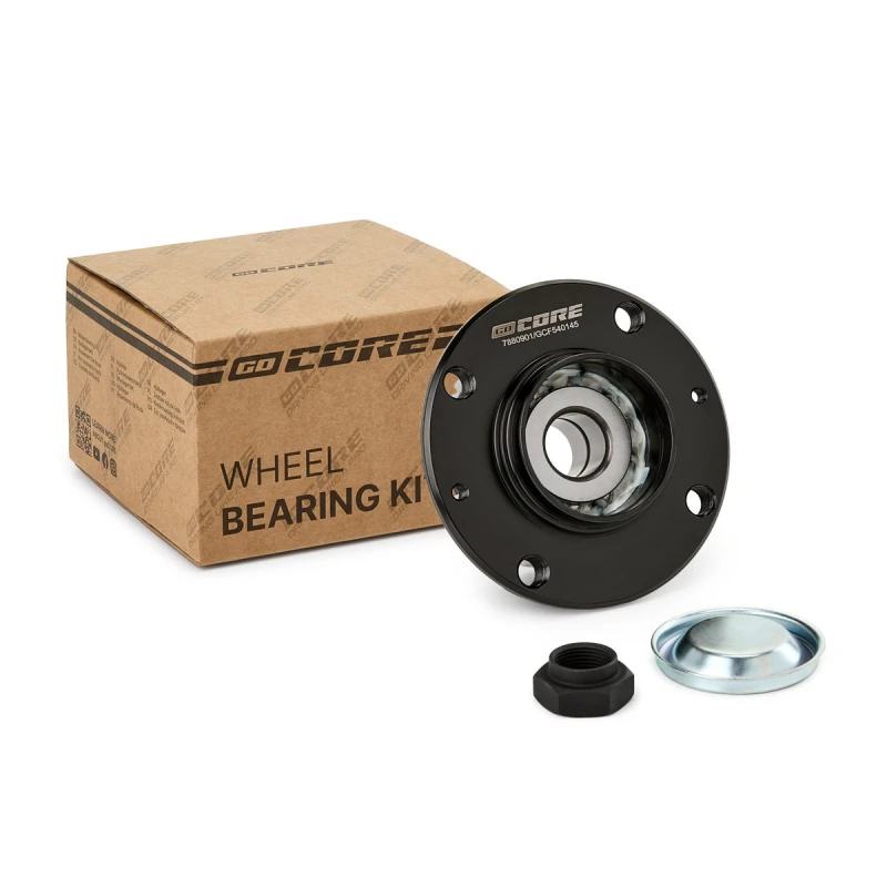 Image of goCORE GCF540145 Wheel bearing kit Rear Axle both sides, with ABS sensor ring Wheel Bearing Kit (654)