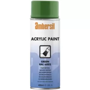 Image of Ambersil 20187-AA Acrylic Paint Green RAL 6002 400ml