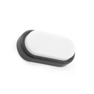 image of Fred LED Outdoor Wall Light White Dark Grey IP65