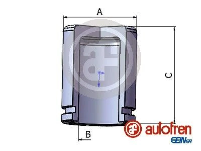 Image of AUTOFREN SEINSA Brake caliper piston AUTOFREN SEINSA D025512