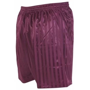 Precision Striped Continental Football Shorts 22-24" Maroon