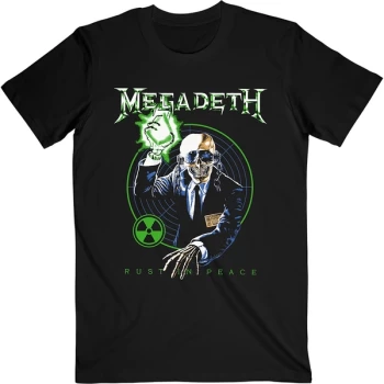 Image of Megadeth - Vic Target RIP Anniversary Unisex Large T-Shirt - Black