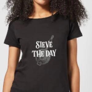 Image of Sieve The Day Womens T-Shirt - Black - 3XL - Black