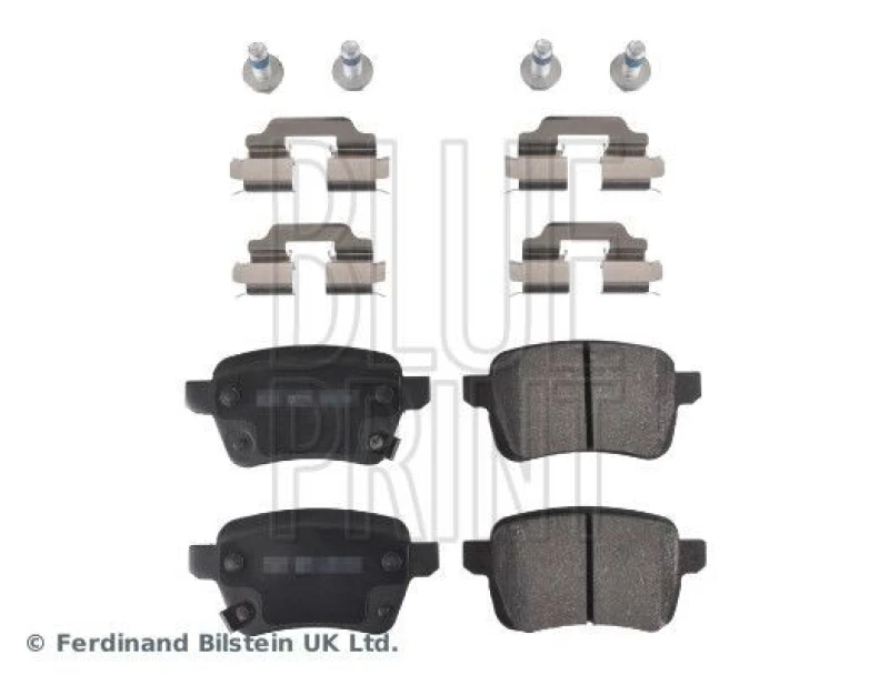 Image of Blue PRINT Brake pad set Blue PRINT ADL144232