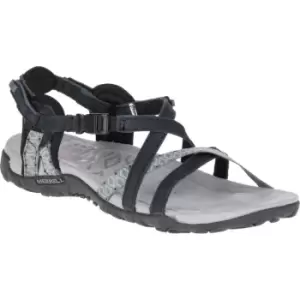 image of Merrell Womens/Ladies Terran Lattice II Leather Mesh Walking Sandals UK Size 4 (EU 37, US 6)