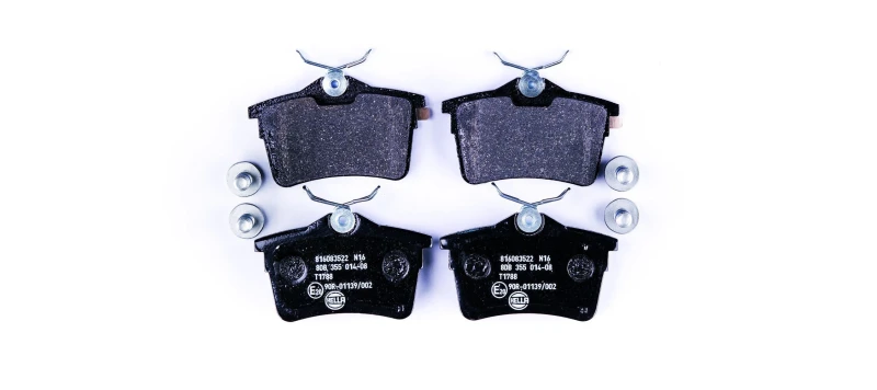 Image of HELLA Brake pad set HELLA 8DB 355 014-081