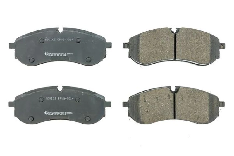 Image of AISIN BPVG-7014 Brake pad set prepared for wear warning indicator Brake Pad Set,disc brake (402)