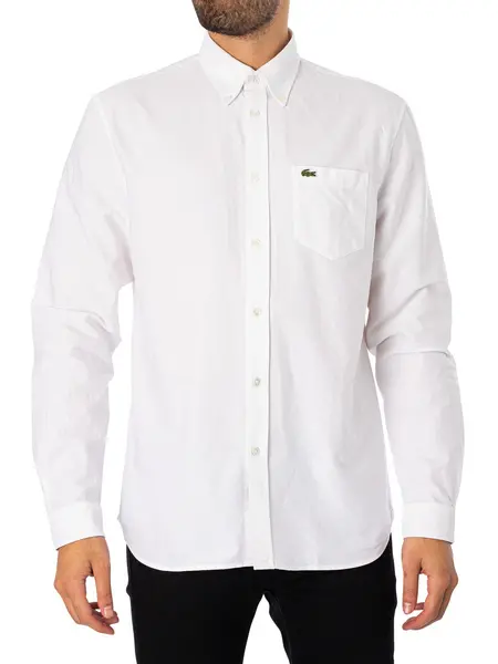 Image of Lacoste Chest Pocket Shirt White M