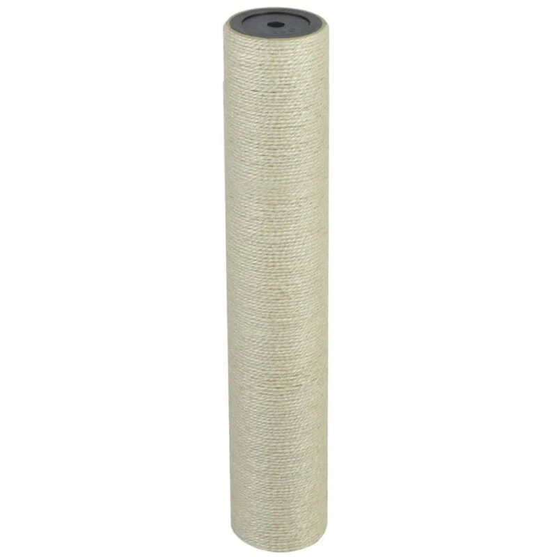 Image of vidaXL Cat Scratching Post 8x45cm 10mm Beige Kitten Scratch Pole Stand Tree
