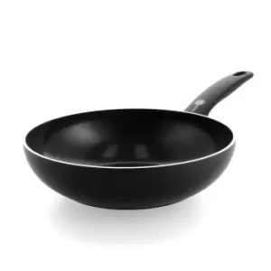 image of GreenPan Cambridge Aluminium Ceramic Non-Stick 28cm Wok Black