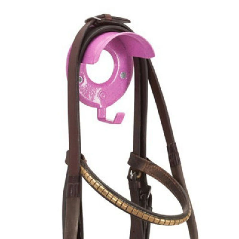 Image of Stubbs Bridle Rack Single S20 Pink (One Size)