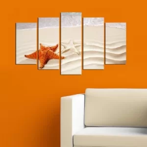 Image of 5MF-28 Multicolor Decorative MDF Painting (5 Pieces)