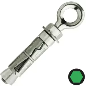 image of Rawlplug Rawlbolt M10 Eye Anchor - Pack of 5 - Silver