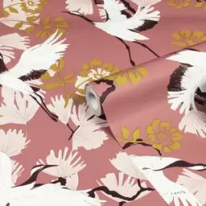 Image of Demoiselle Wallpaper Blush