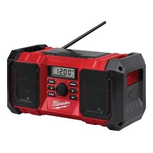 image of Milwaukee Power Tools M18 JSR-0 Jobsite Radio 18V Bare Unit