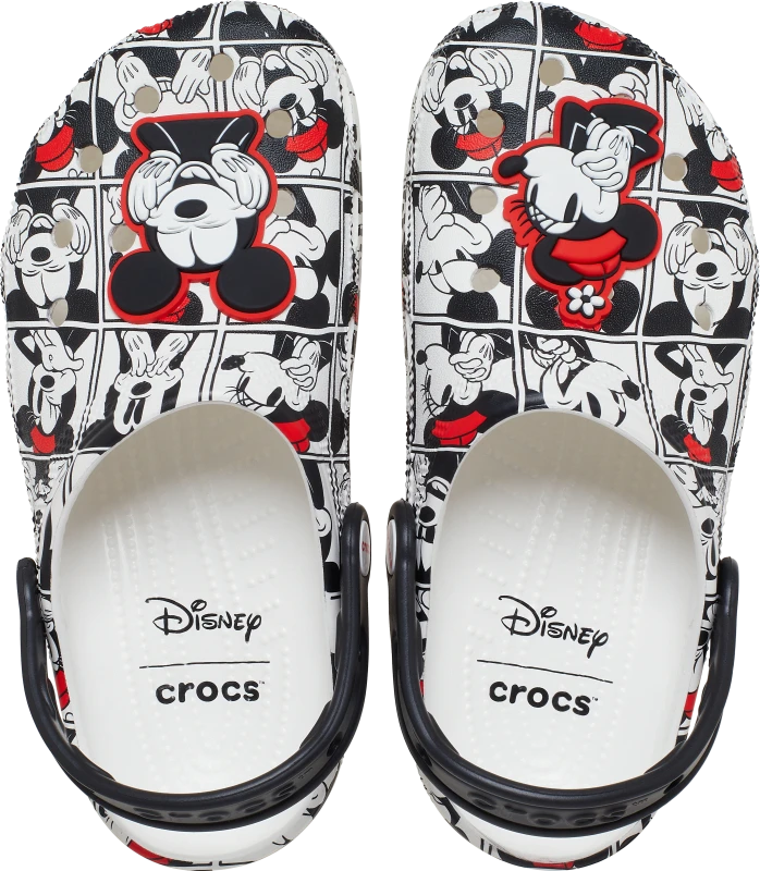 Image of Crocs Unisex Mickey and Minnie Classic Clogs Multi W10/M9