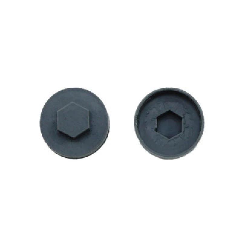 Image of Jcp Fixings Slate Grey (Ral7012) Cover Caps - 19mm - Fjmfc19Sg - Box Of 10000