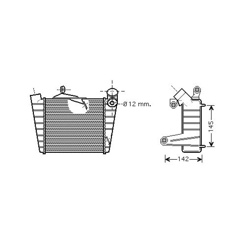 Image of Intercooler DIEDERICHS DCA1046