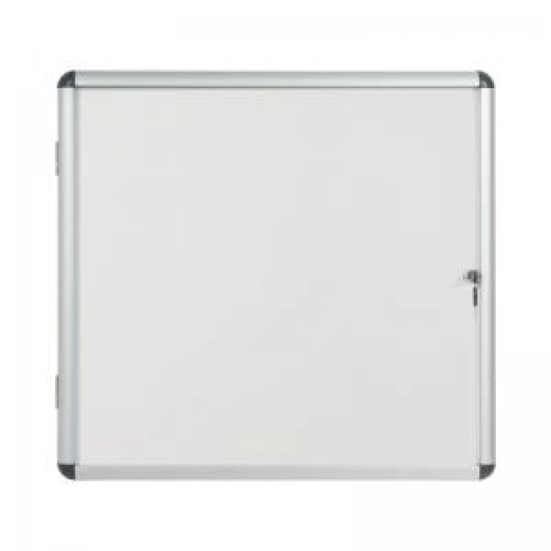 Image of Bi-Office Enclore Magnetic Display Case Acrylic Door Aluminium Frame 6xA4 VT620109150