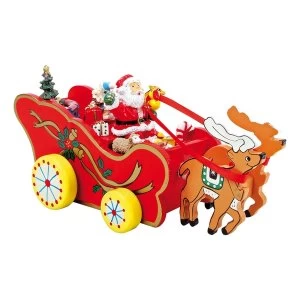 Image of LEGLER Small Foot Christmas Carriage Musical Box Wooden Toy