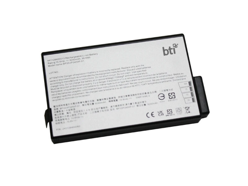 Image of BTI BTI 99.8 9 cell 242128400082 compatible battery for GETAC S400 B300 V200 V100 X500 GBM9X7-BTI